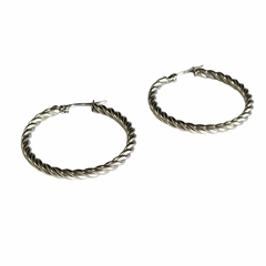 Aros Argollas Torzadas Medianas Acero Quirurgico