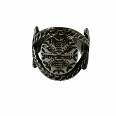 Anillo Brújula Vikinga Acero Quirúrgico