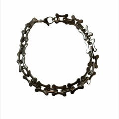 Pulsera Doble Ovalo Acero Quirúrgico