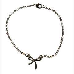Pulsera Dije Moño Acero Quirúrgico