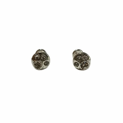 Aros Abridores Patitas Cubics Plata 925