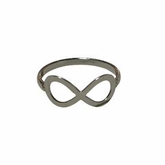 Anillo Infinito Calado Acero Quirúrgico Talle 16