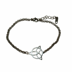 Pulsera Nudo De Bruja Acero Quirúrgico