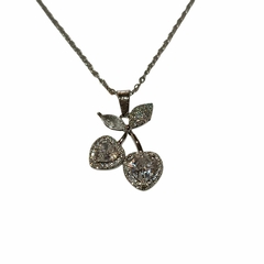 Cadena Cherry Con Cubic Acero Quirúrgico
