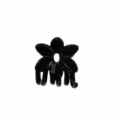 Broche De Pelo Flor Marrón Oscura