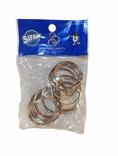 Aros para carpeta 40 mm pack por x10 o sueltos