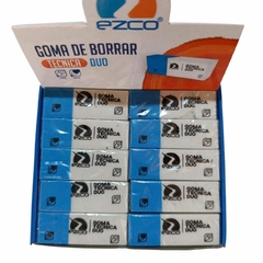 Goma de borrar lápiz/tinta técnica duo