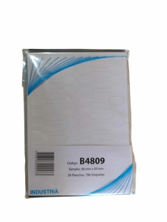 Planchas de precios B4809