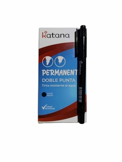 Marcador doble punta Katana permanente