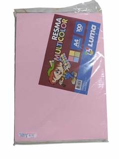 Resma multicolor A4 100 hojas