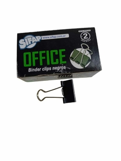 Aprieta papeles ( Binder ) negros N2