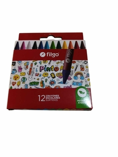 Crayones escolares filgo x12 unidades