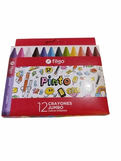 Crayones jumbo filgo x12 unidades