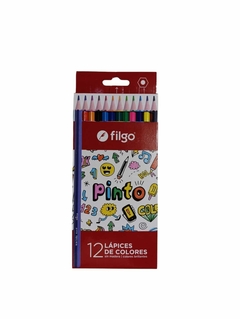 Lápices de colores filgo pinto x12 unidades