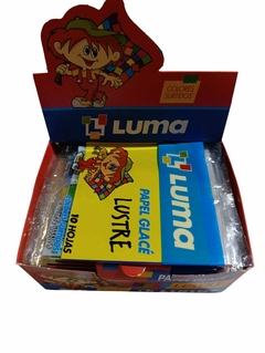 Papel glacé lustre x10 hojas
