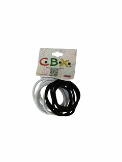 Colines elásticos blancos y negros x10