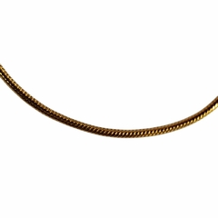 Cadena cola de raton acero dorado 1,2 mm 50 cm