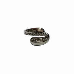 Anillo regulable con stras