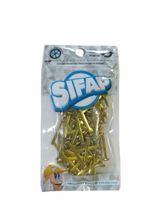 Broches mariposa N°6 dorados por 100 o por unidad - (copia) - comprar online