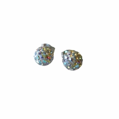 Aros bola de fuego 7 mm tornasolados