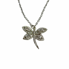 Cadena libélula con cubic 45 a 50 cm
