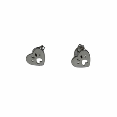 Aros corazon patitas 8 mm