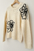 SWEATER BORDADO FLOR - comprar online