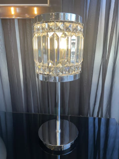 VELADOR cromo y plaquetas - Le Chateau Diseño