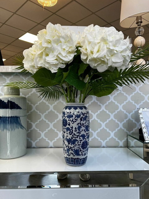 FLORERO AZUL INDIGO IMPORTADO