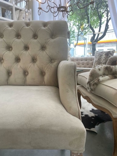 SILLON CABEZAL CAPITONE PANA ANTIMANCHA - tienda online