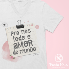 T-Shirt Feminina Bloquinho na internet