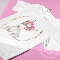 T-Shirt Feminina Bull Terrier na internet
