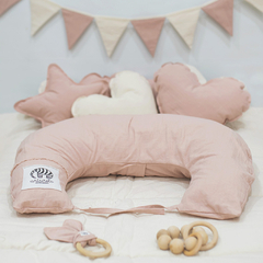 mini almohadón tusor forma estrella nube corazón decoración