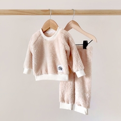 conjunto corderito abrigo invierno bebé