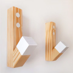 perchero de pared individual estilo nórdico deco infantil