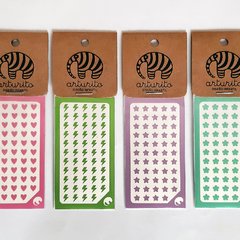 stickers uñas diseño vinilo nail art miniformitas autoadhesivas