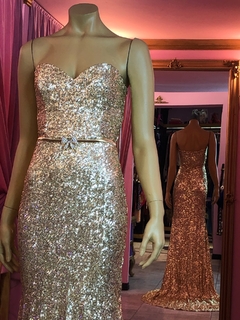 Vestido Love Sirena Micropalliettes encorsetado Art. 18370 - comprar online