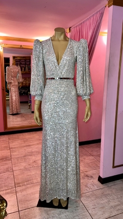 Vestido nikkie x mega mangas abullonadas Art.18409