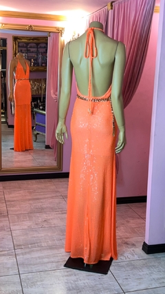 Vestido Wanda largo Micropalliettes Art. 17552 - tienda online