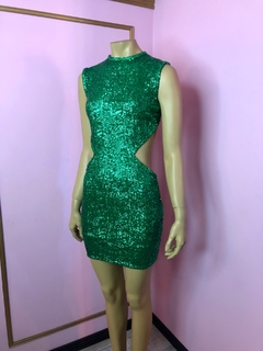 Vestido Panther palliettes Art. 17473 - tienda online