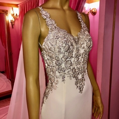 Vestido corte sirena bordado - Casa de Muñecas