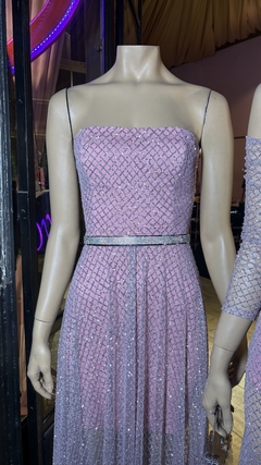 Imagen de Vestido Tokio con sobrefalda transparente Art 17685