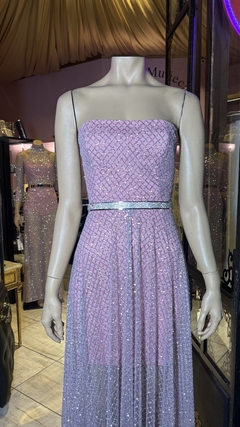 Vestido Tokio con sobrefalda transparente Art 17685
