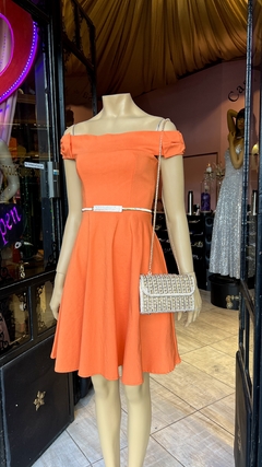 Vestido Nacha evasee con moños Art.17092