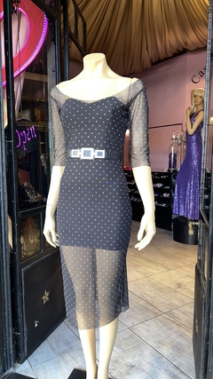 Vestido shine midi Art. 17617 - comprar online