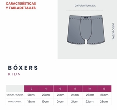 COMBO 3 BOXER NIÑOS en internet