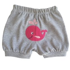 Imagem do Shorts Bebê Infantil Menina - Baleia