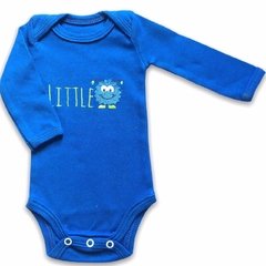 Body Infantil Bebê Menino - Azul Royal Bordado na internet