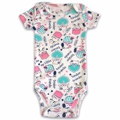 Conjunto Infantil Bebê Body e Calça Menina - Coelha - 3 peças - Gato Goiaba Moda Infantil e Moda Bebê