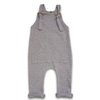 Jardineira Infantil Unissex - Overalls Cinza Mescla